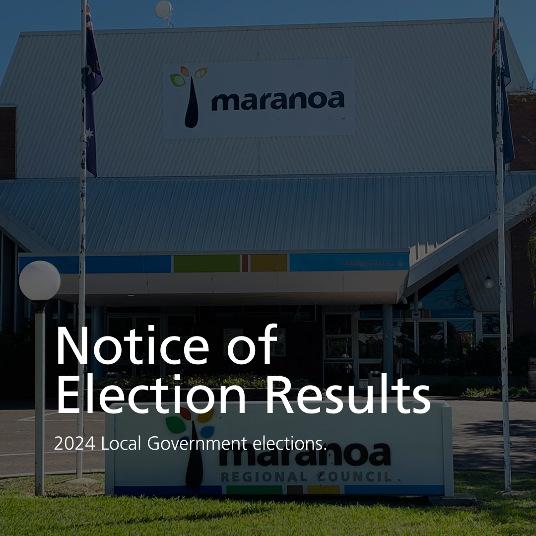 Notice of election results