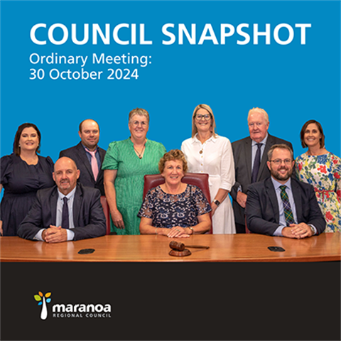 Council Snapshot - 30 October