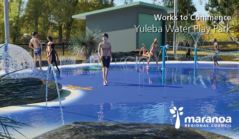 Artist's rendering of water park