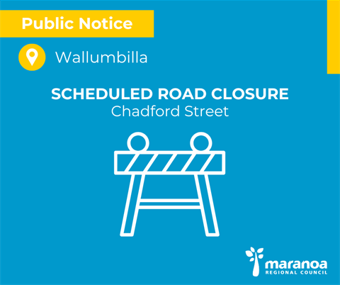 Scheduled road closure: Wallumbilla