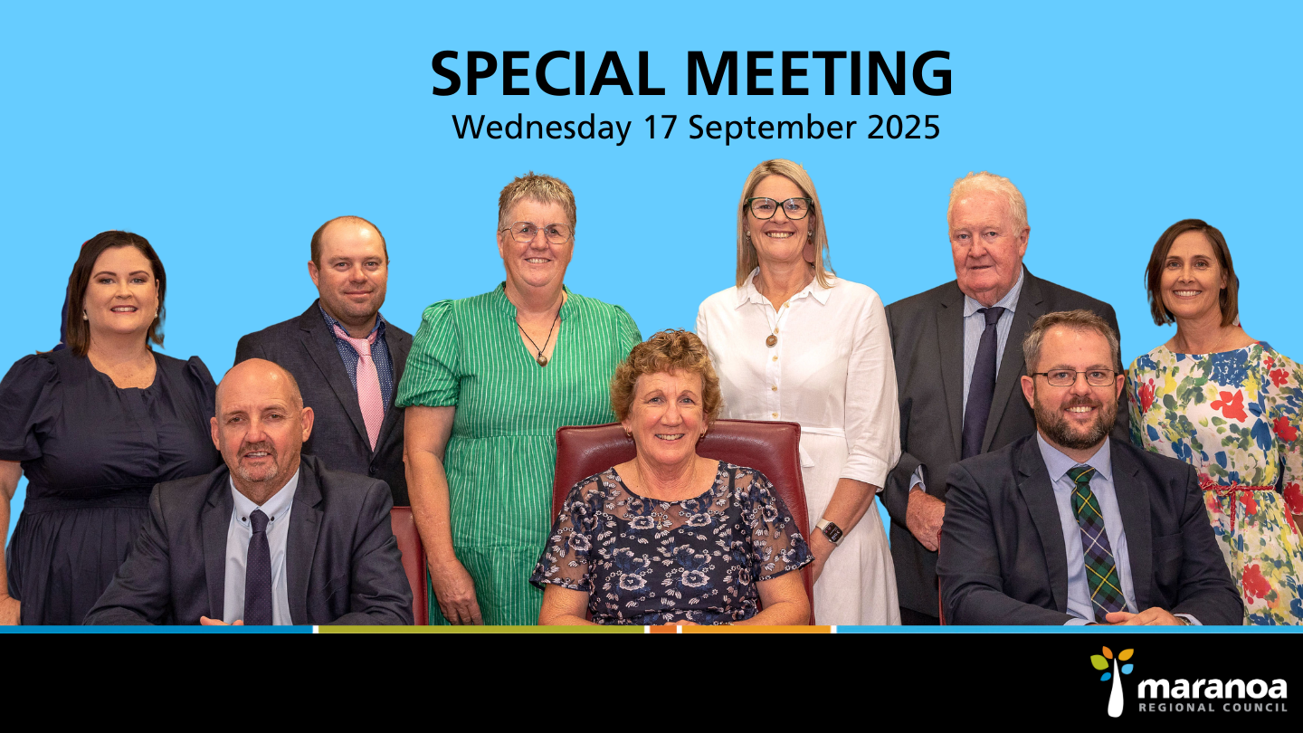 Maranoa Regional Council Special Meeting 17 September 2025