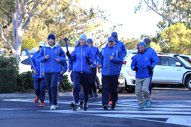 Peace Run takes off at the Big Rig.