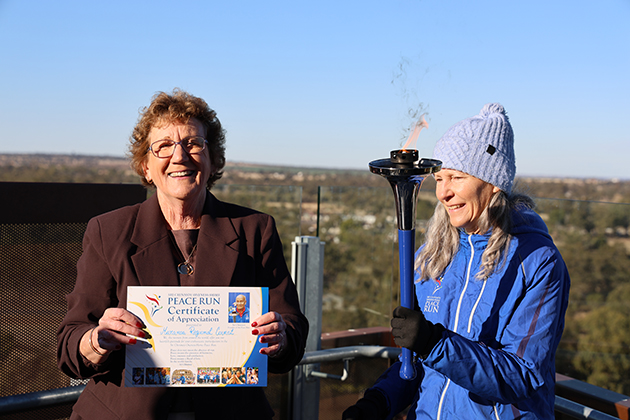 Certificate of Appreciation presented.