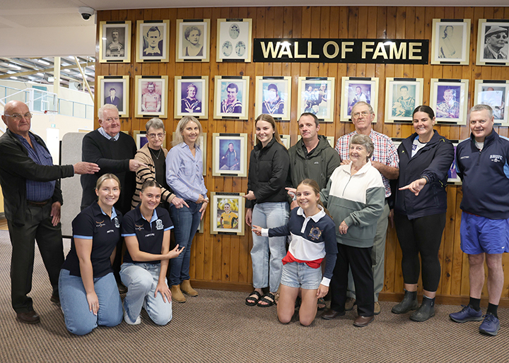 Amy Lorenz with her friends and family.