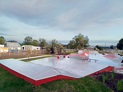 Construction underway on the Yuleba skate park