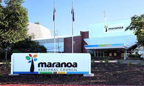 An image of the Roma Cultural Centre / Maranoa Regional Council's administration centre from the front