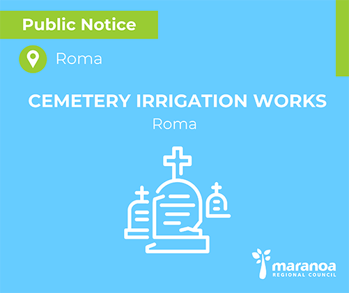 Roma Cemetery Works: Irrigation Upgrade