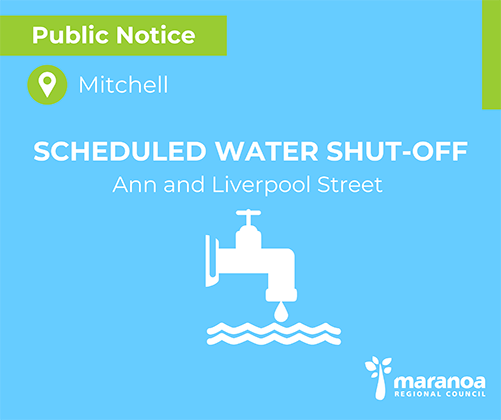 Scheduled water outage: Mitchell