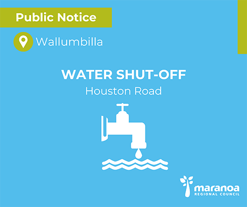 Water has been shut off on Houston Road, Wallumbilla South due to emergency repairs on a water main.