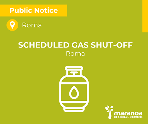 Scheduled gas shut-off Roma