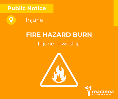 Queensland Fire and Rescue and the Rural Fire Service team will be undertaking a planned burn in Injune from Monday, 1 September to Friday, 5 September 2025.