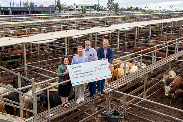 ROMA SALEYARDS DONATES $40,335.05 TO LIFEFLIGHT FROM LAST MONTH’S CHARITY SALE