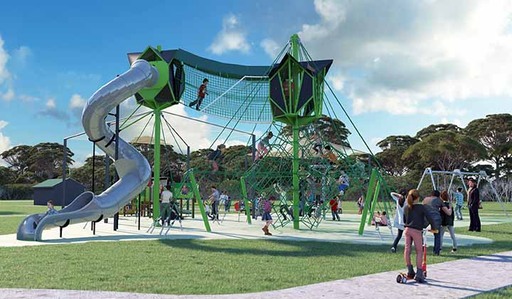 Work has commenced on the Mitchell Memorial Park expansion