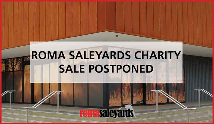 Roma saleyards charity sale postponed 1