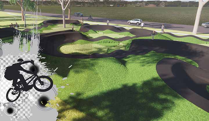 Come along to see the new Pump Track design taking shape