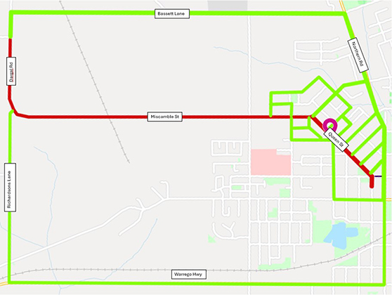 Changed traffic conditions: Maranoa Triathlon, Roma