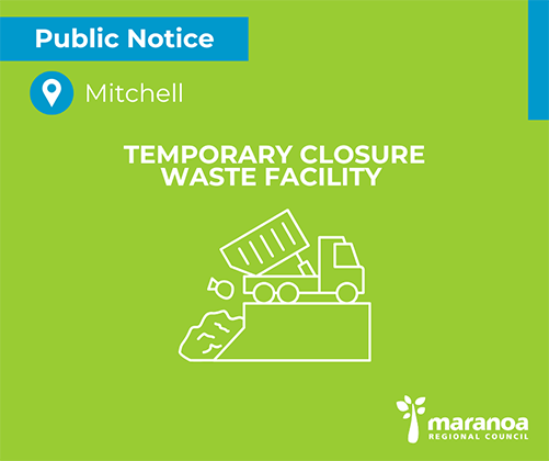 Temporary Closure: Mitchell Waste Facility