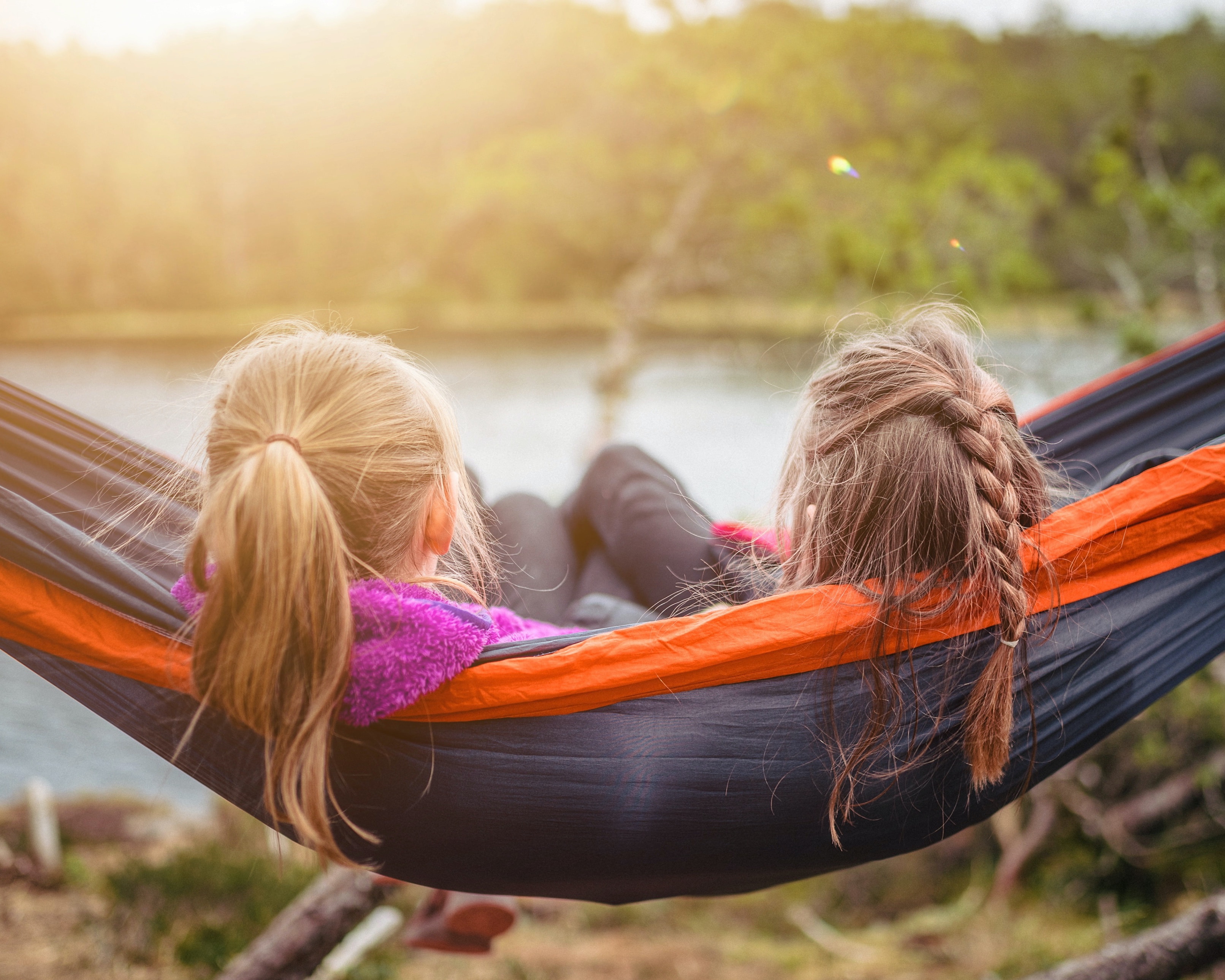 School Holiday Program - Kids on a hammock